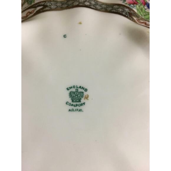 VINTAGE Coalport CHINA Indian Tree Pattern UNCOVERED Round FOOTED Dish - Picture 6 of 6